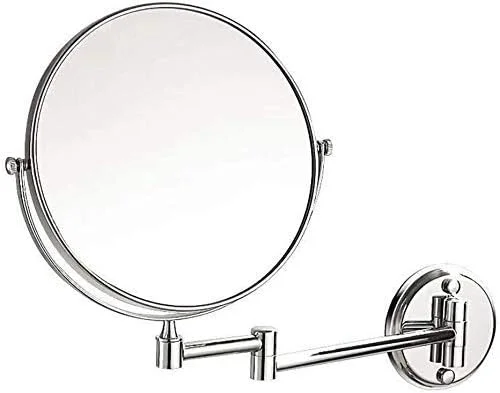 آینه دو طرفه حمام با بزرگنمایی 3 برابر و تاشو تلسکوپی
