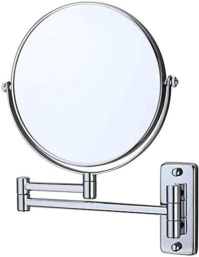 آینه دو طرفه حمام با بزرگنمایی 3 برابر و تاشو تلسکوپی