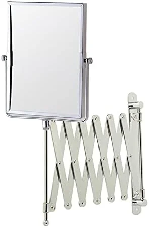 آینه دیواری چرخان دو طرفه 8.3 اینچی با بزرگنمایی 3 برابر و بازوی 30 اینچی قابل تنظیم برای حمام