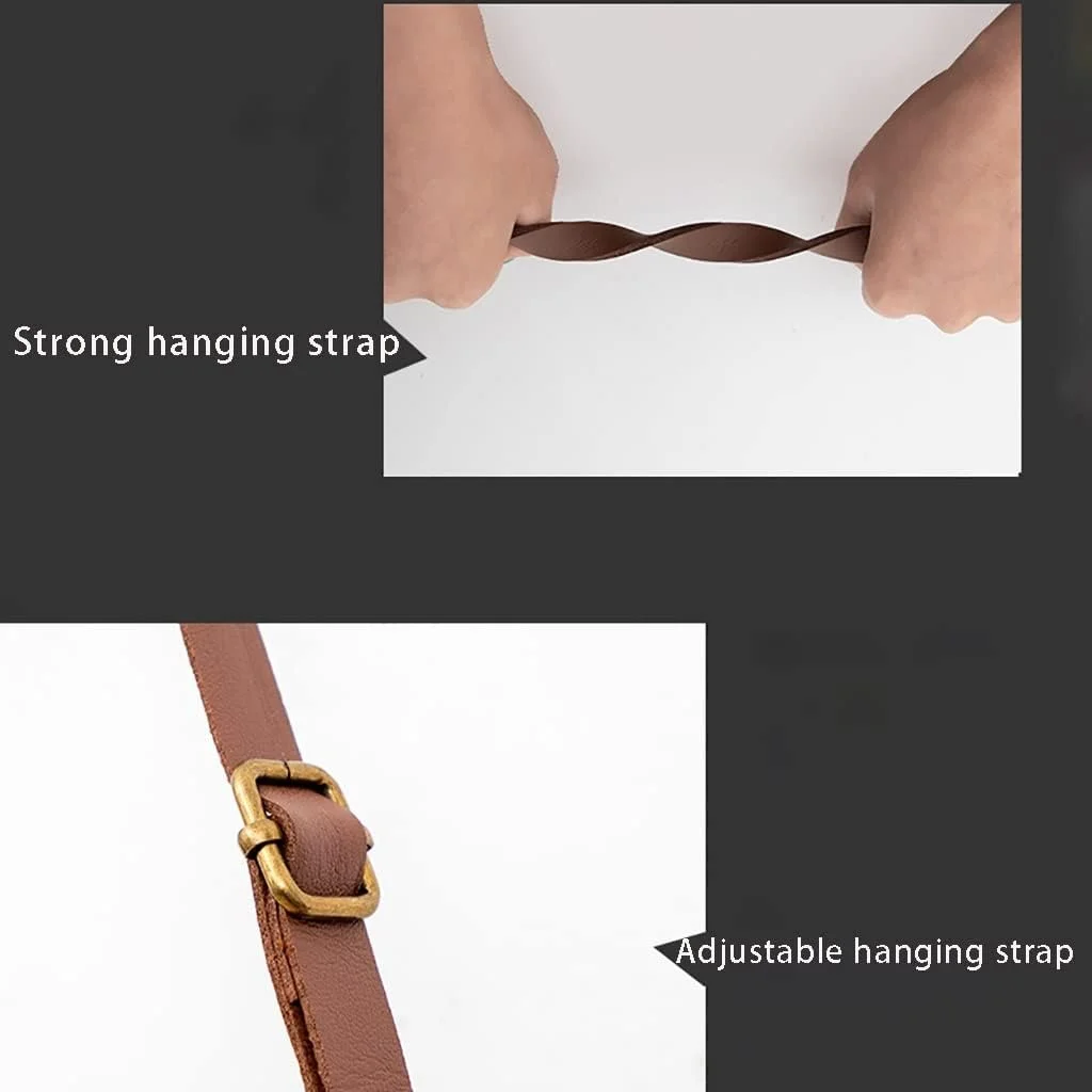 آینه گرد آویز، آینه دیواری، آینه حمام، آینه آرایش، آینه روشویی اتاق خواب، آینه دکور ورودی، آینه با قاب بامبو (رنگ: سفید، اندازه: 38 * 38 سانتی متر)