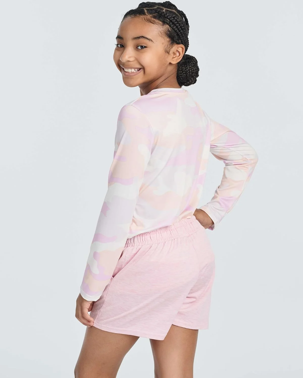 بسته چهارتایی تیشرت آستین بلند دخترانه - تیشرت های ورزشی و روزمره مناسب فعالیت های ورزشی، یوگا، باشگاه و استفاده روزانه - سایز M (10-12)، ست 8