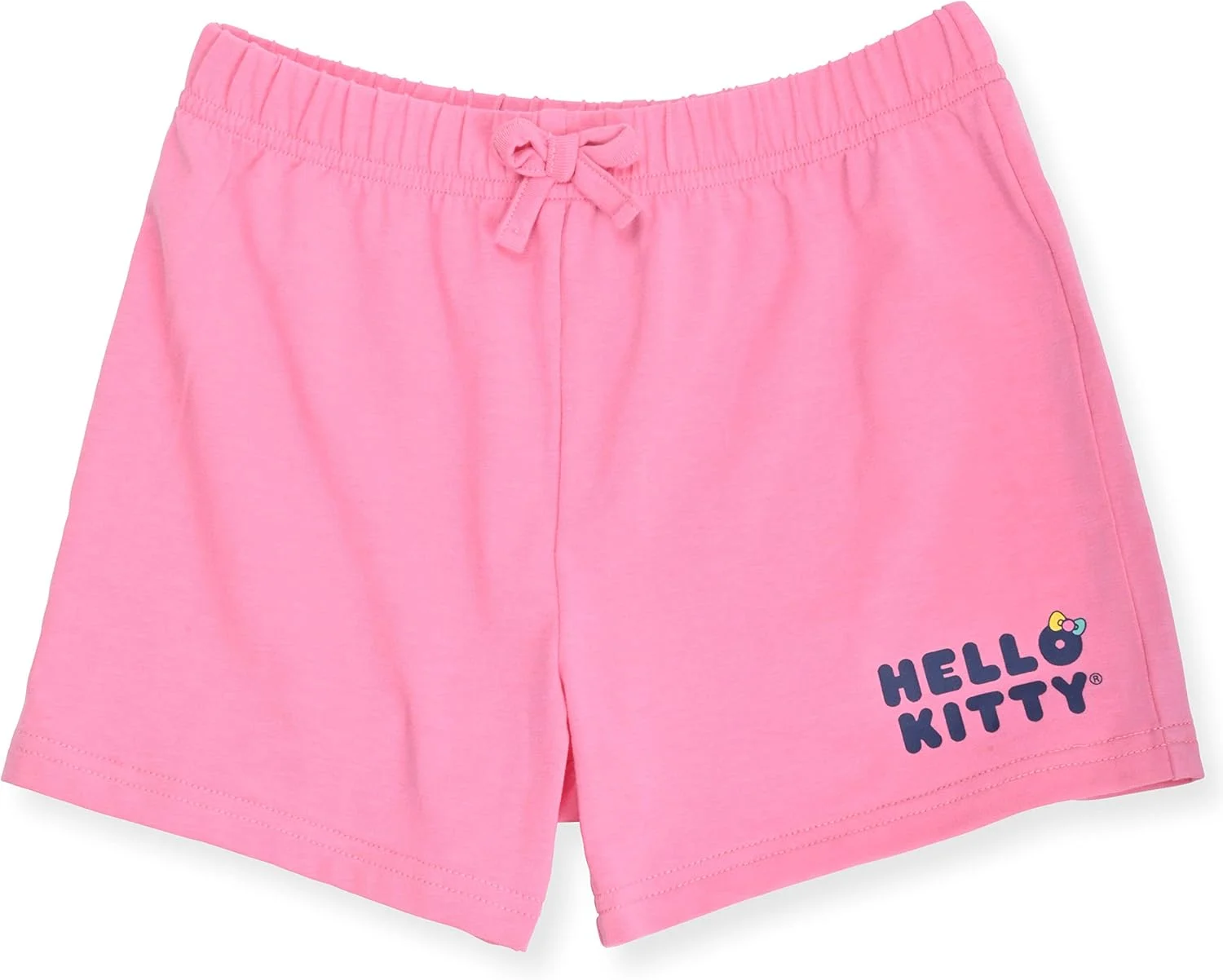 ست سه تکه تی شرت چاپی، تاپ رکابی فشن و شورت ورزشی دخترانه هلو کیتی، لباس های تابستانی شیک برای دختر کوچولو