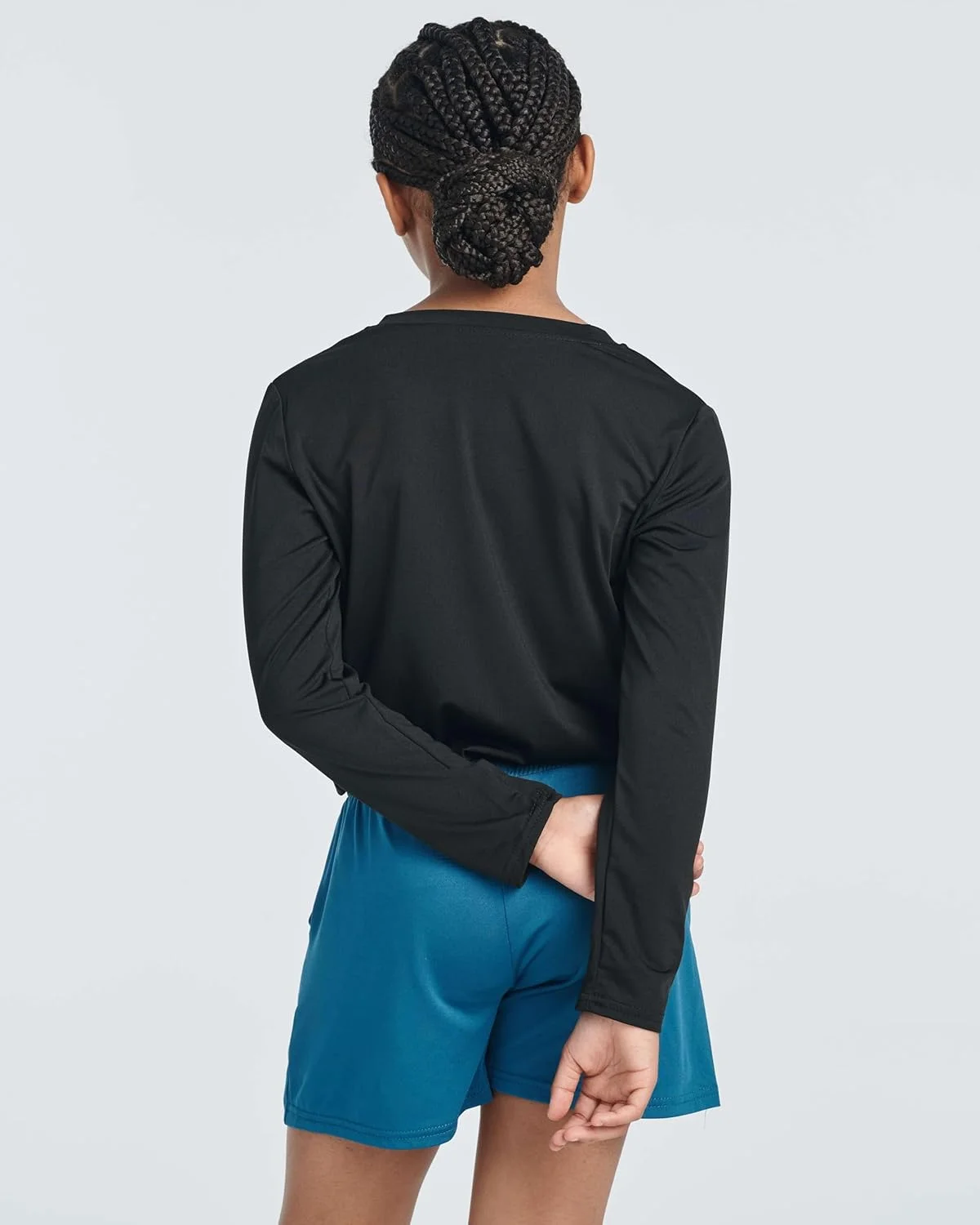 بسته چهارتایی تیشرت آستین بلند دخترانه - تیشرت های ورزشی و روزمره مناسب فعالیت های ورزشی، یوگا، باشگاه و استفاده روزانه - سایز M (10-12)، ست 8