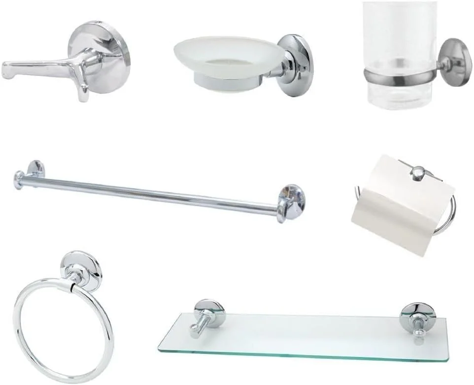 ست لوازم جانبی حمام ۷ تکه دانوب هوم مدل میلانو لیلدا ۳۷۰۰