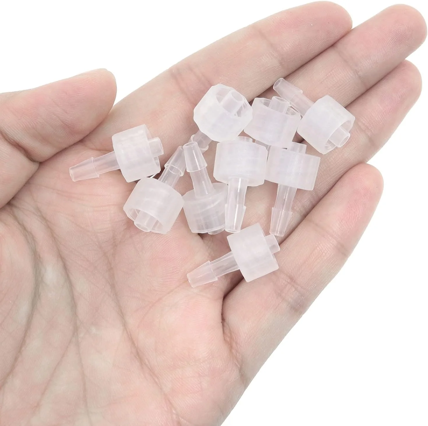 MEETOOT بسته 10 عددی اتصال دهنده لوئر به خاردار، لوئر نری با حلقه قفل، خار شلنگ 1/8 اینچ، اتصال سریع پیچی 3.2 میلی متر برای ابزار بیوشیمیایی/تحلیلی آزمایشگاهی و ماشین آلات مواد غذایی