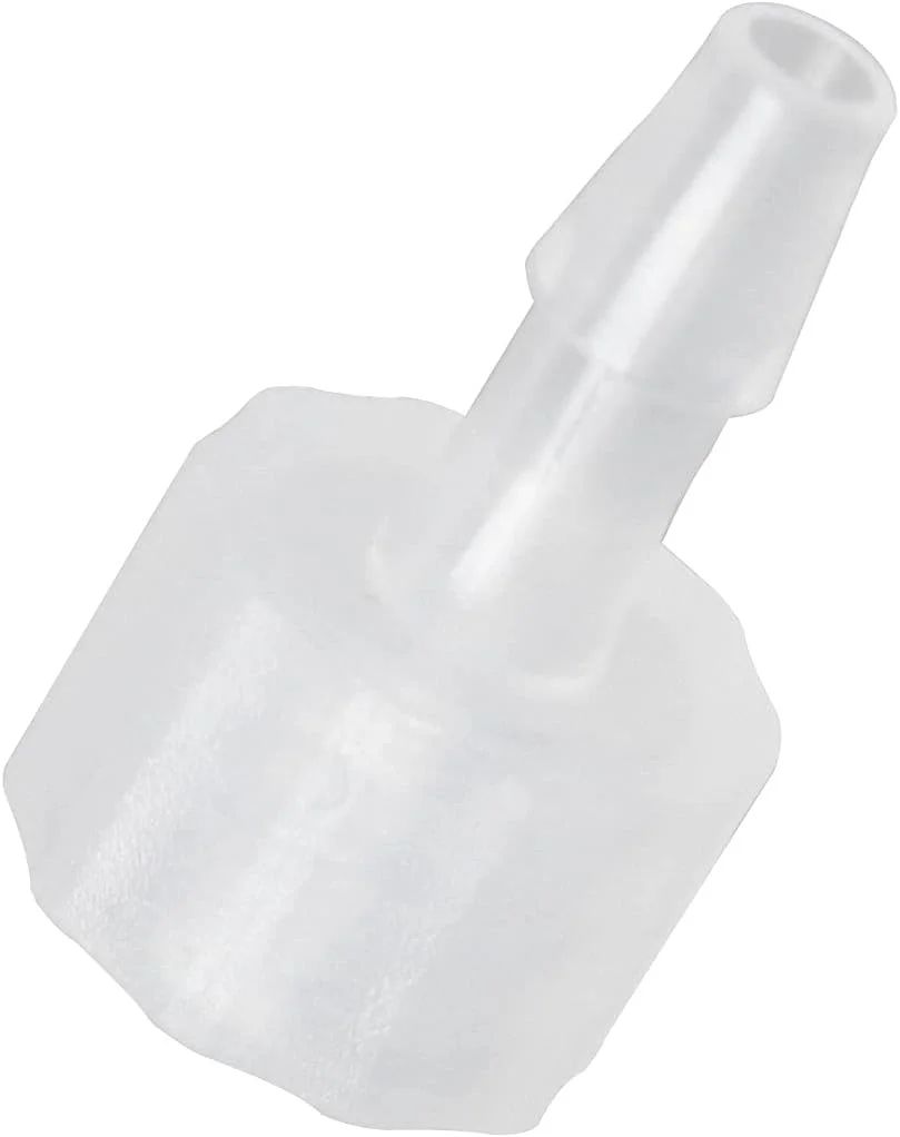 MEETOOT بسته 10 عددی اتصال دهنده لوئر به خاردار، لوئر نری با حلقه قفل، خار شلنگ 1/8 اینچ، اتصال سریع پیچی 3.2 میلی متر برای ابزار بیوشیمیایی/تحلیلی آزمایشگاهی و ماشین آلات مواد غذایی