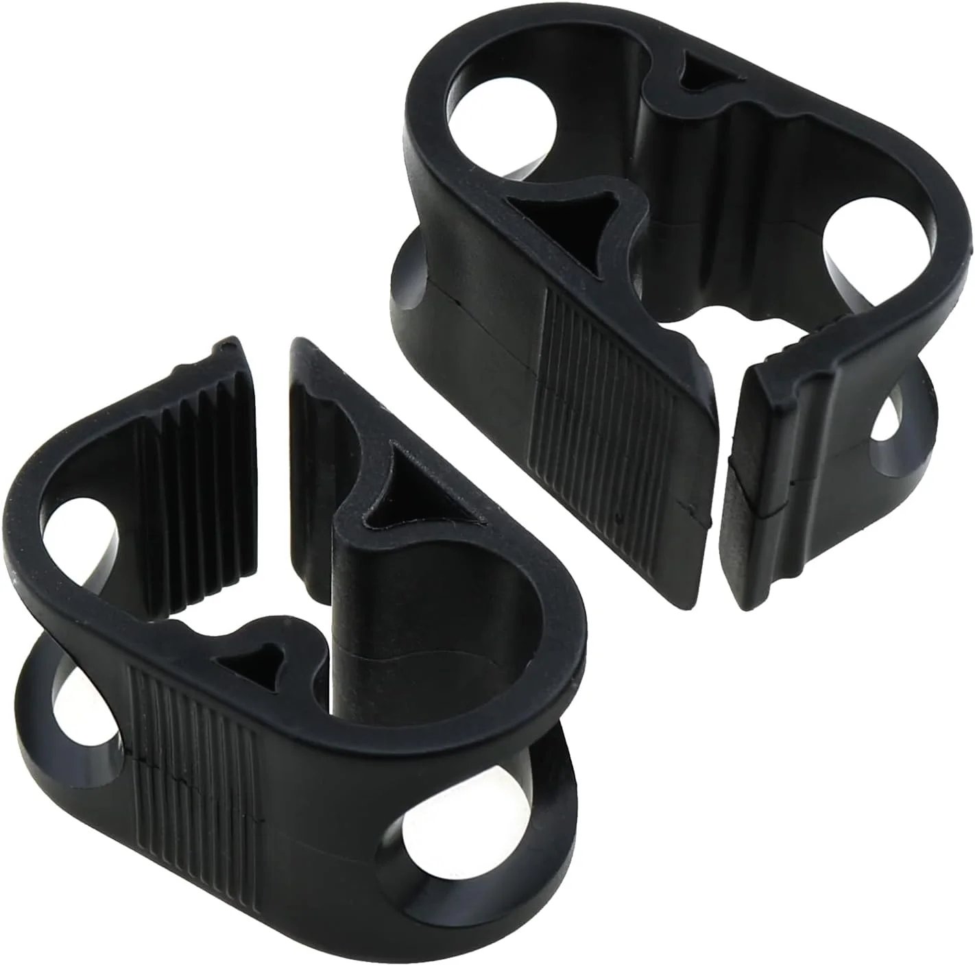 4 عدد بست شلنگ توقف OD لوله 6mm-12mm، بست آزمایشگاهی پلاستیکی قابل تنظیم کنترل جریان برای دستگاه پزشکی، ابزار تحلیلی و آزمایشگاه ها، مشکی