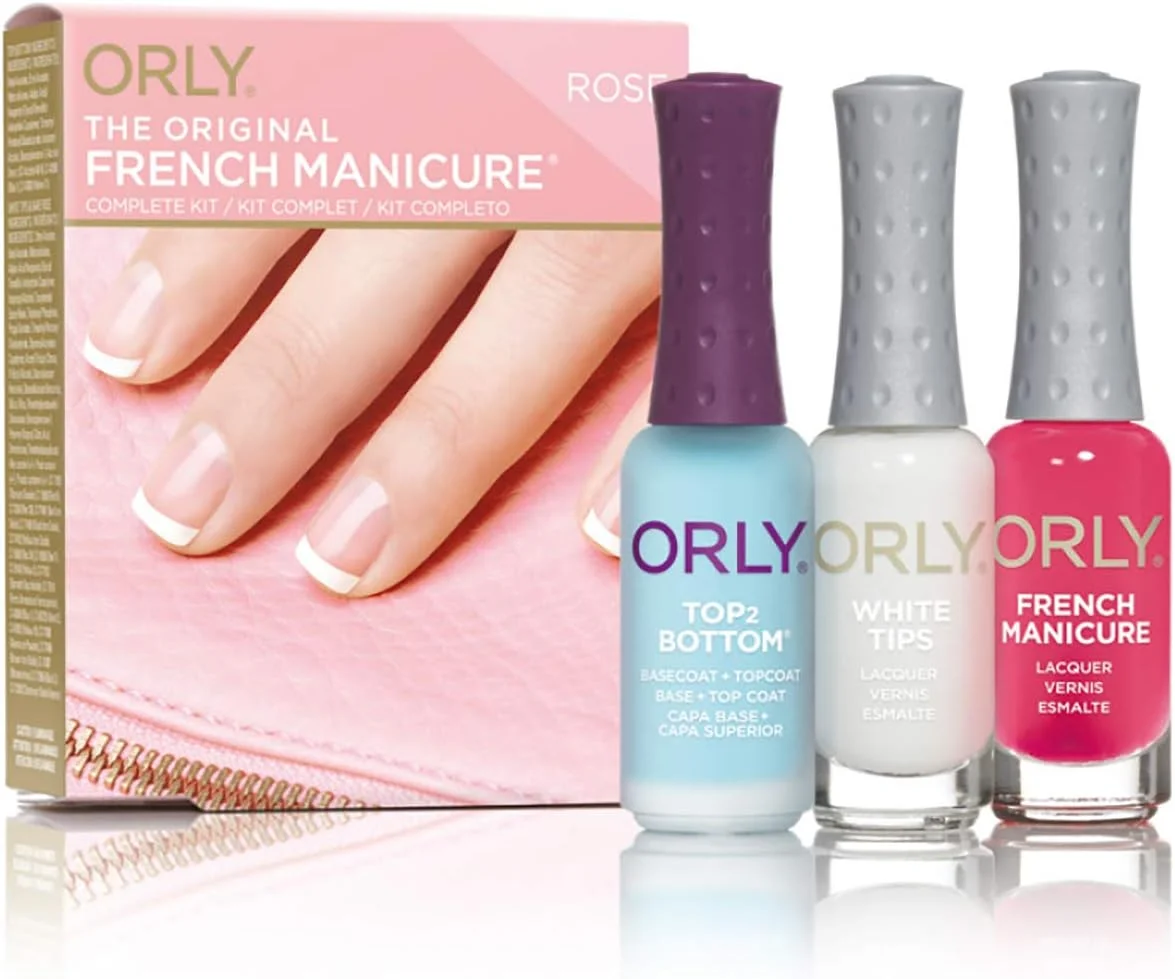 لاک ناخن فرنچ مانیکور اُرلی | صورتی - کیت رُز 9 میلی لیتر در 4 عدد