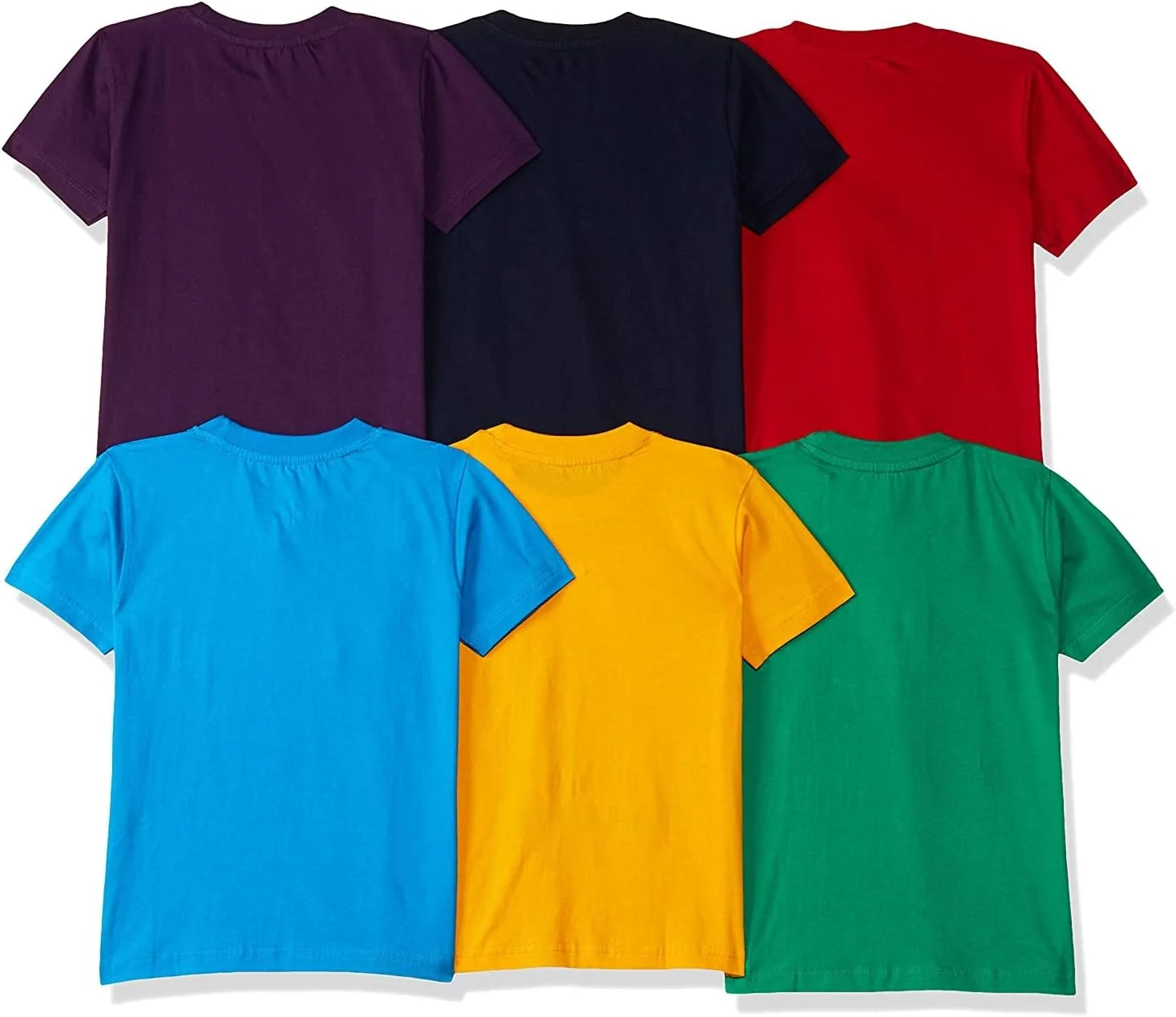 تی‌شرت آستین کوتاه پسرانه T2F (بسته 6 عددی)