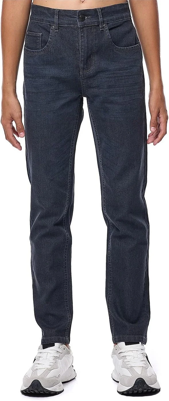 شلوار جین پسرانه R&B مدل 125-0233TB126-4 با برش اسلیم فیت و دکمه