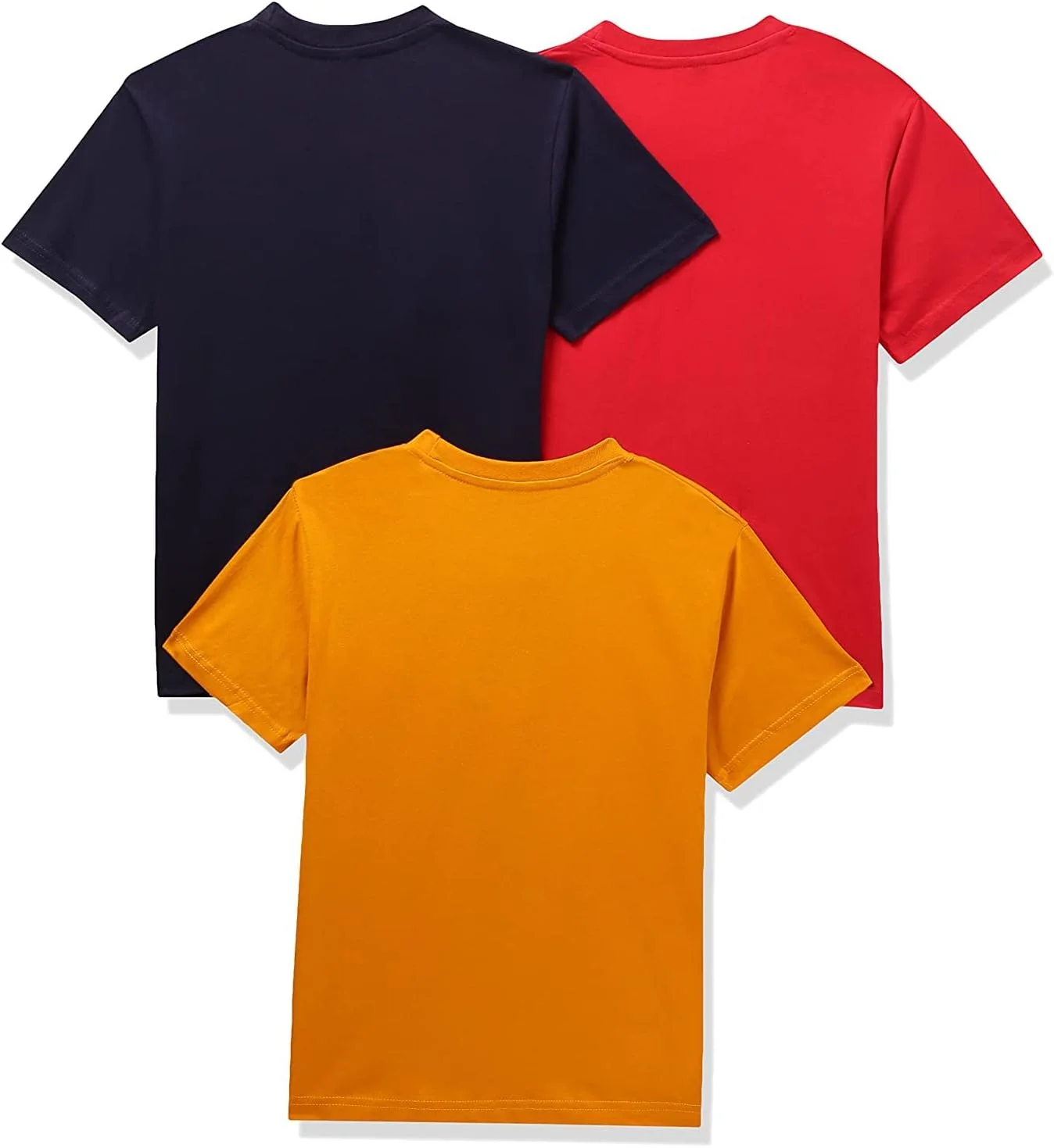 تی شرت پسرانه T2F مدل BYS-TSRT-SLD-01 (بسته 3 عددی)