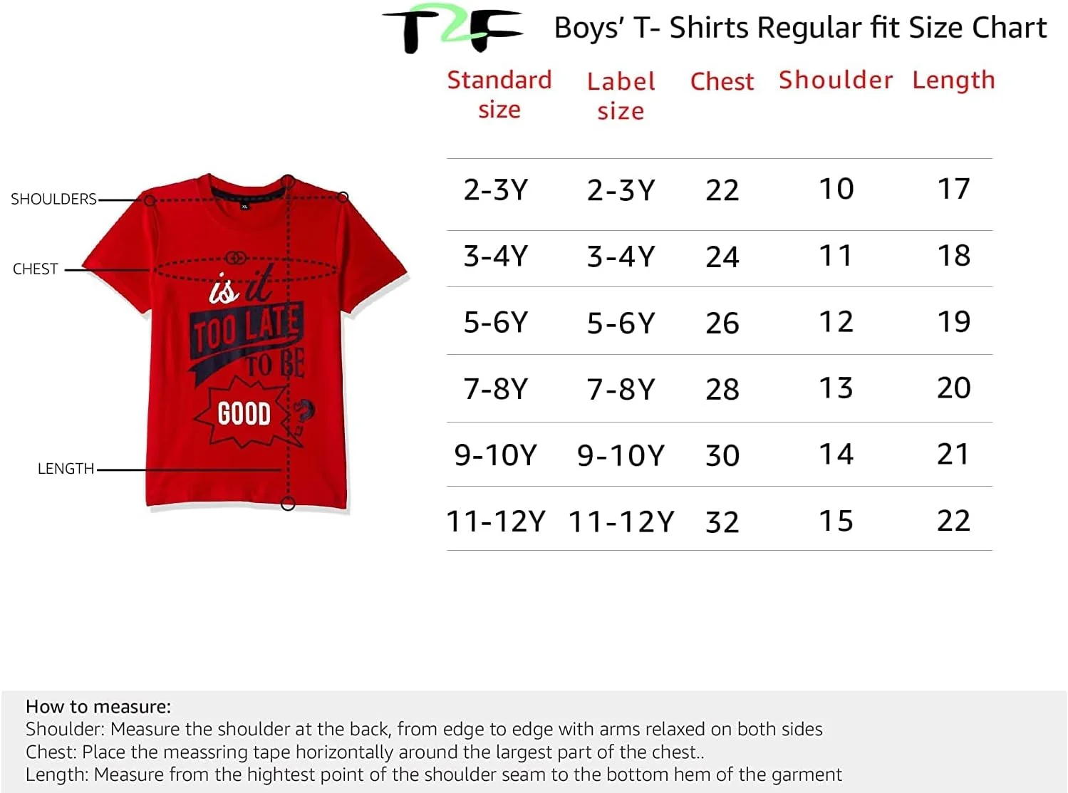 تی شرت پسرانه T2F مدل BYS-TSRT-SLD-01 (بسته 3 عددی)