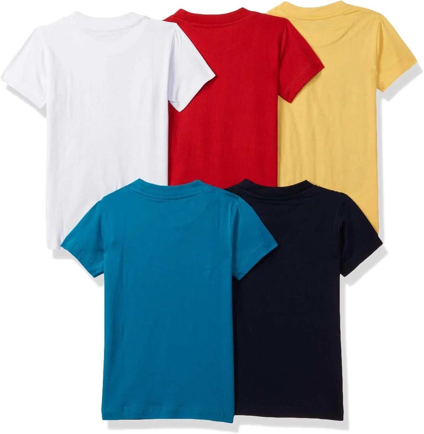 تی شرت پسرانه T2F مدل BYS-TSRT-02 (بسته 5 عددی)