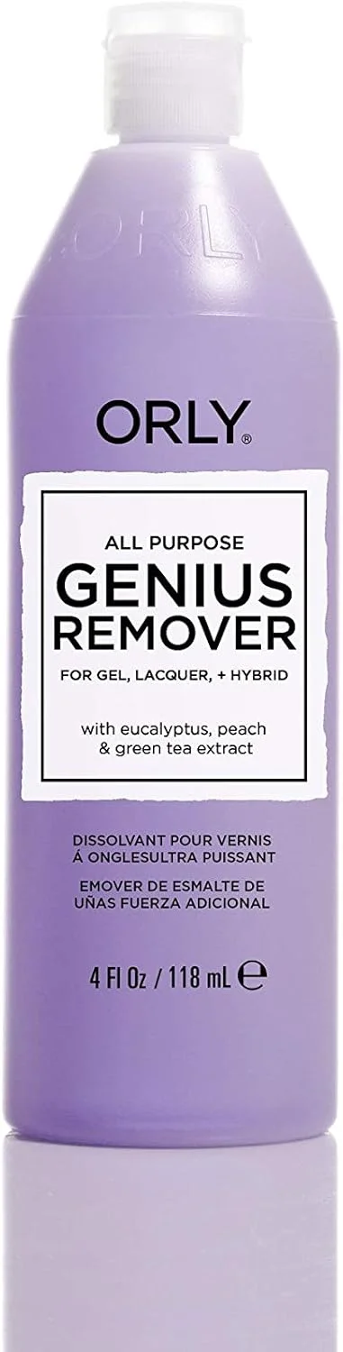 لاک پاک کن ناخن اُرلی مدل Genius (شفاف، 118 میلی لیتر)