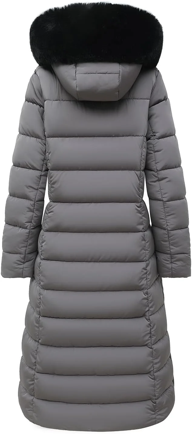 کت زمستانی بلند زنانه ضد آب MOERDENG، ژاکت ضخیم و گرم پافر