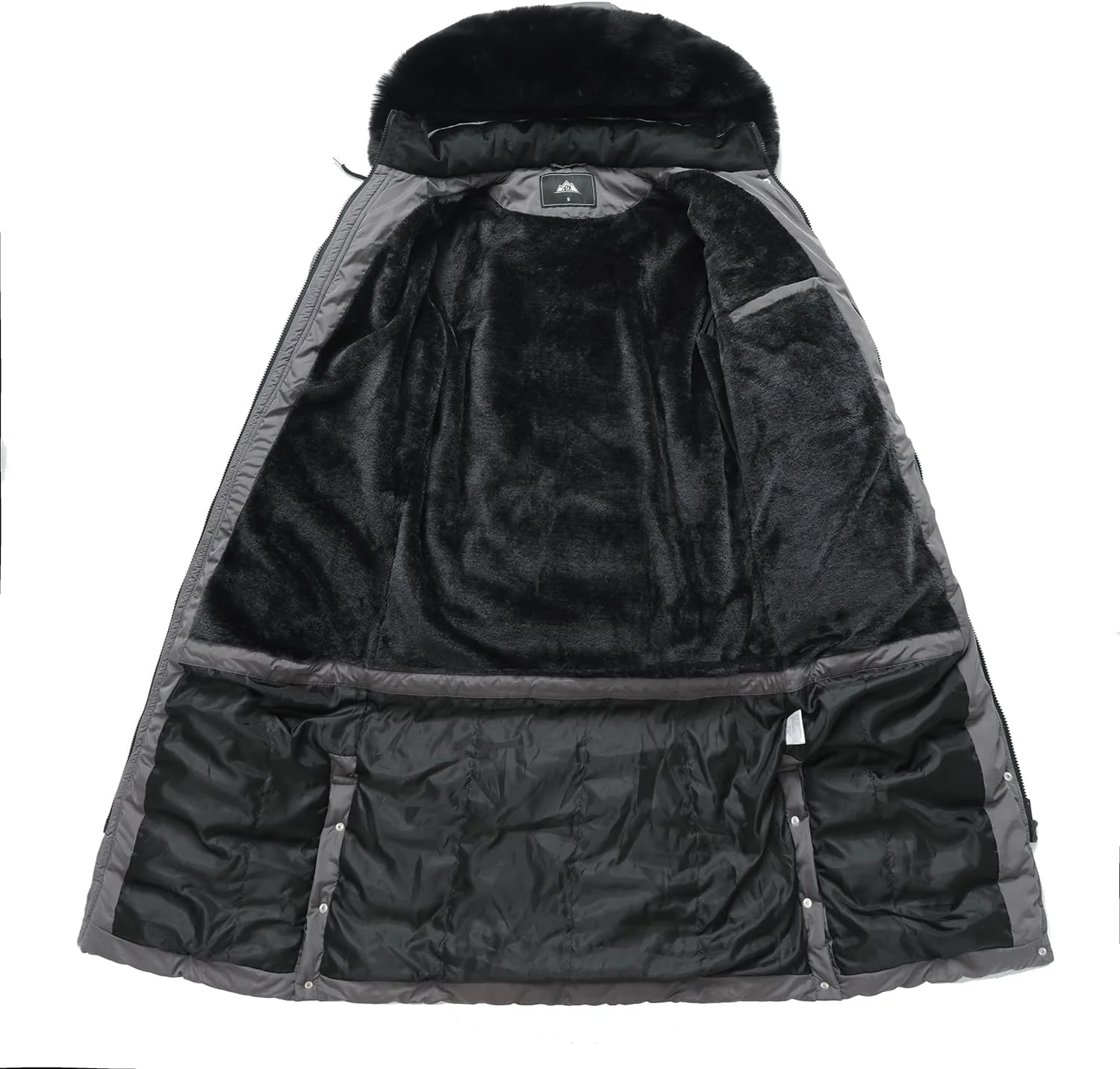 کت زمستانی بلند زنانه ضد آب MOERDENG، ژاکت ضخیم و گرم پافر