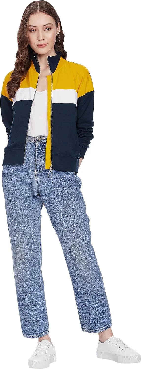 کت یقه اسکی آستین بلند زنانه میس زیتونی با طرح چند رنگ و رنگ ثابت، قد معمولی کت یقه اسکی آستین بلند زنانه میس زیتونی با طرح چند رنگ و رنگ ثابت، قد معمولی