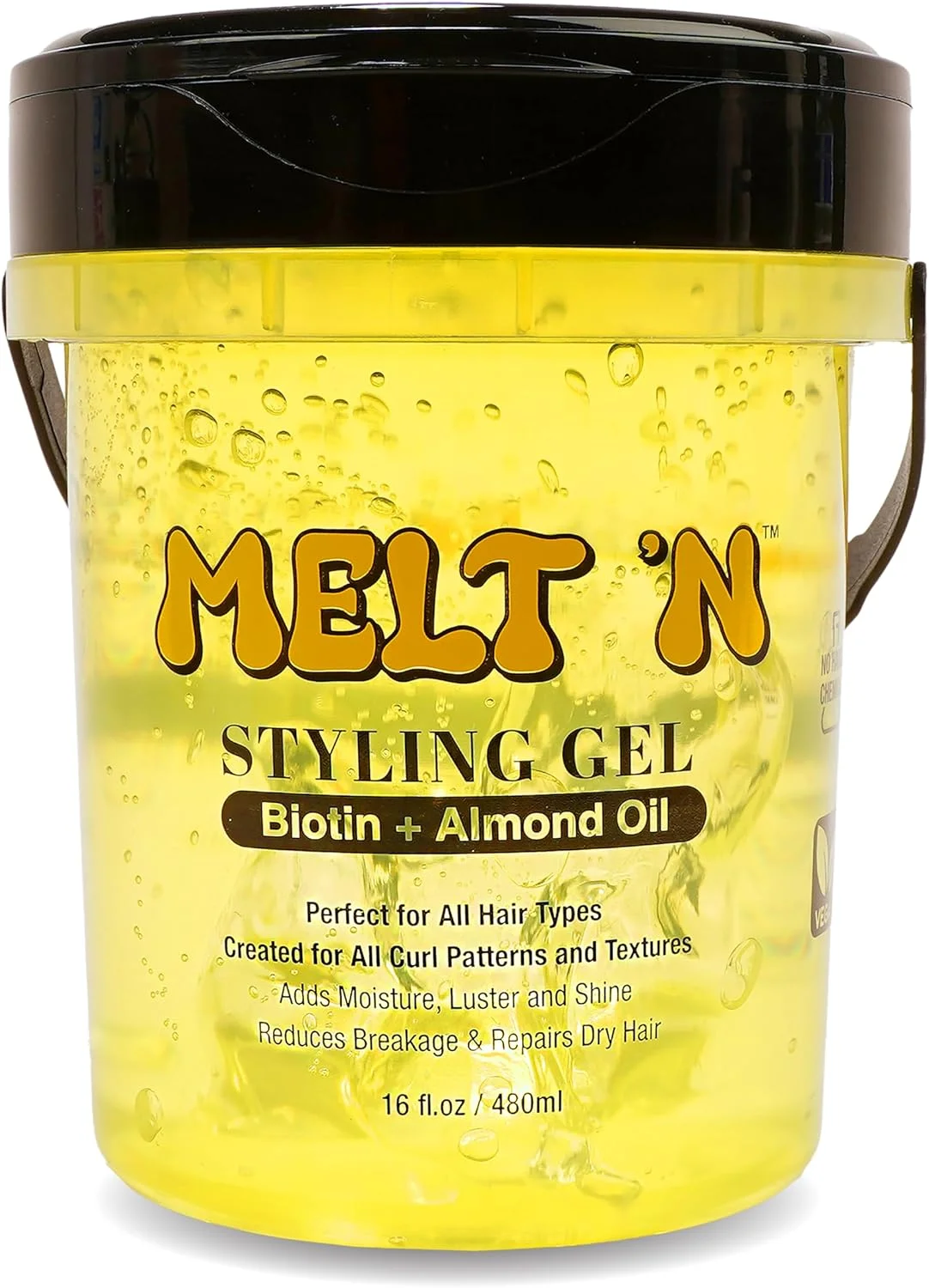 ژل حالت دهنده موی EBIN NEW YORK Melt'n غنی شده با بیوتین و روغن بادام - تقویت کننده مو و حفظ رطوبت، حالت دهی قوی، محافظت از مو در برابر آسیب، درخشش بالا، بدون وز و شکستگی ژل حالت دهنده موی EBIN NEW YORK Melt'n غنی شده با بیوتین و روغن بادام - تقویت کننده مو و حفظ رطوبت، حالت دهی قوی، محافظت از مو در برابر آسیب، درخشش بالا، بدون وز و شکستگی