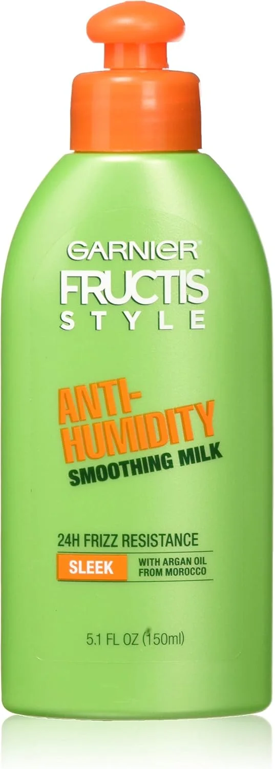 شیر صاف کننده مو گارنیه فروکتیس استایل ضد رطوبت مناسب برای آقایان و بانوان - 150 میلی لیتر شیر صاف کننده مو گارنیه فروکتیس استایل ضد رطوبت مناسب برای آقایان و بانوان - 150 میلی لیتر