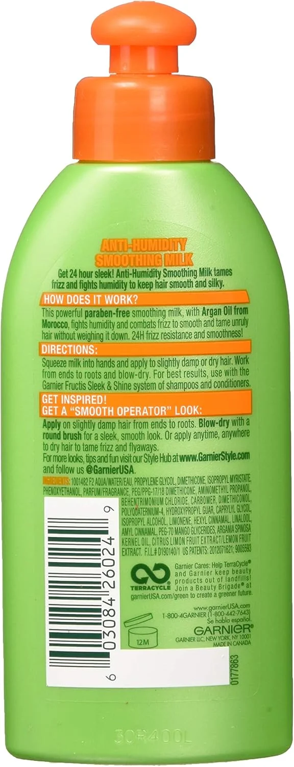 شیر صاف کننده مو گارنیه فروکتیس استایل ضد رطوبت مناسب برای آقایان و بانوان - 150 میلی لیتر شیر صاف کننده مو گارنیه فروکتیس استایل ضد رطوبت مناسب برای آقایان و بانوان - 150 میلی لیتر