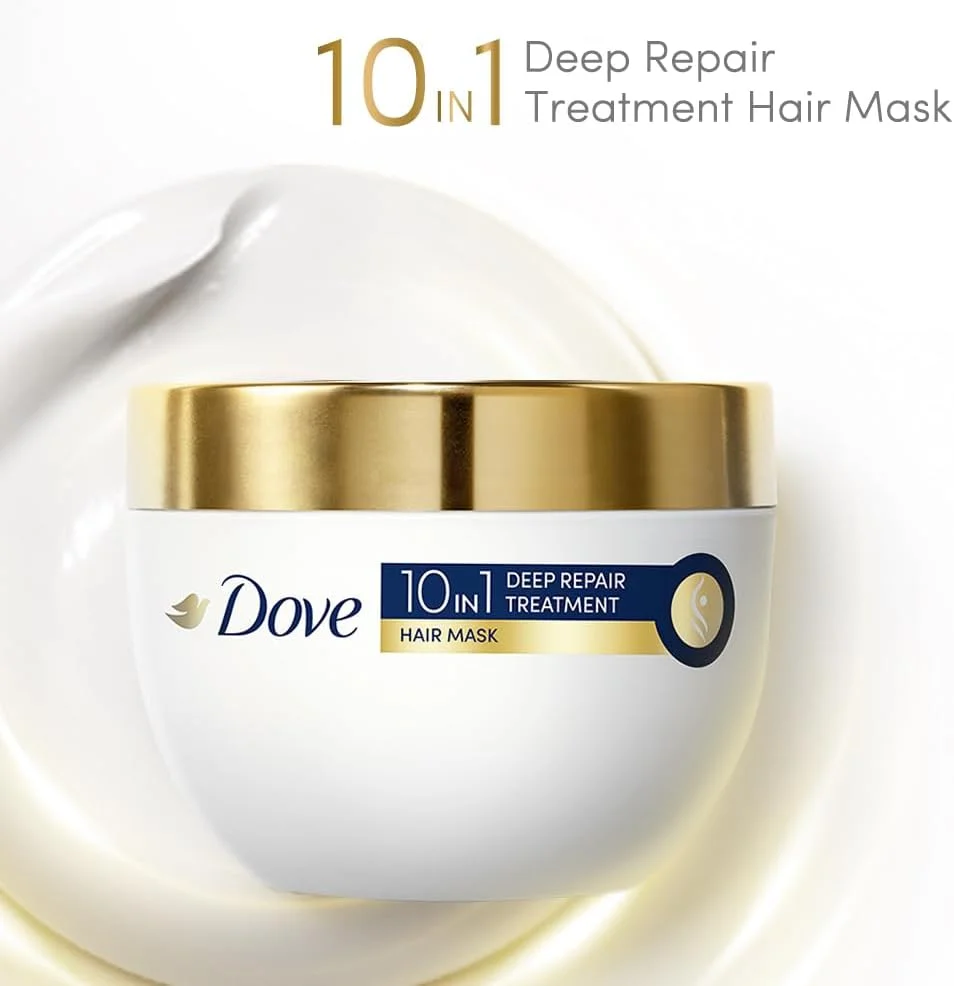 ماسک مو ترمیم کننده عمیق 10 در 1 داو، 300 میلی لیتر