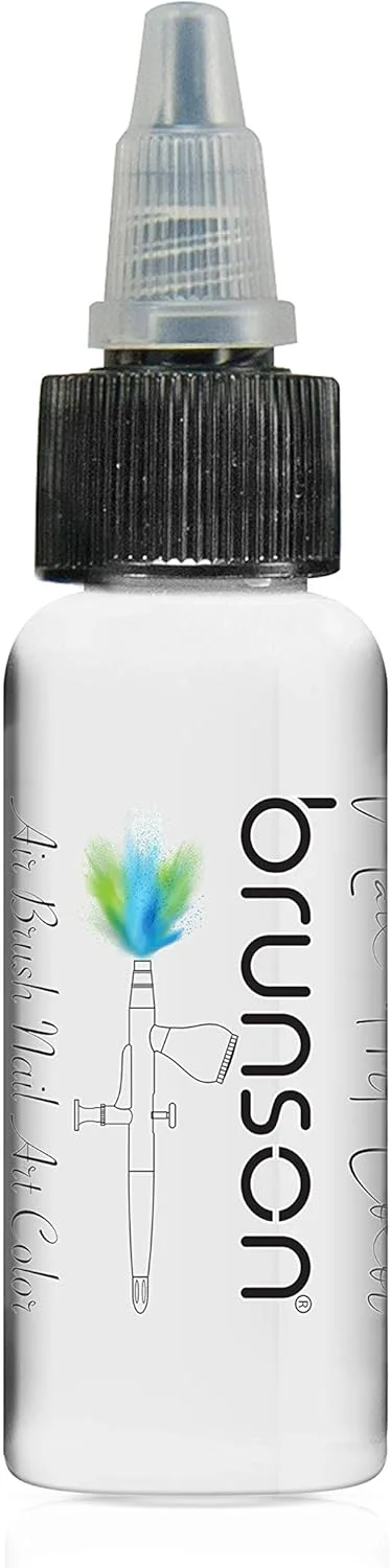 رنگ ایربراش برانسون، رنگ های ایر براش، رنگ های طراحی ناخن، سفید فلورسنت 60 میلی لیتر، رنگ ایربراش اکریلیک بر پایه آب رنگ ایربراش برانسون، رنگ های ایر براش، رنگ های طراحی ناخن، سفید فلورسنت 60 میلی لیتر، رنگ ایربراش اکریلیک بر پایه آب