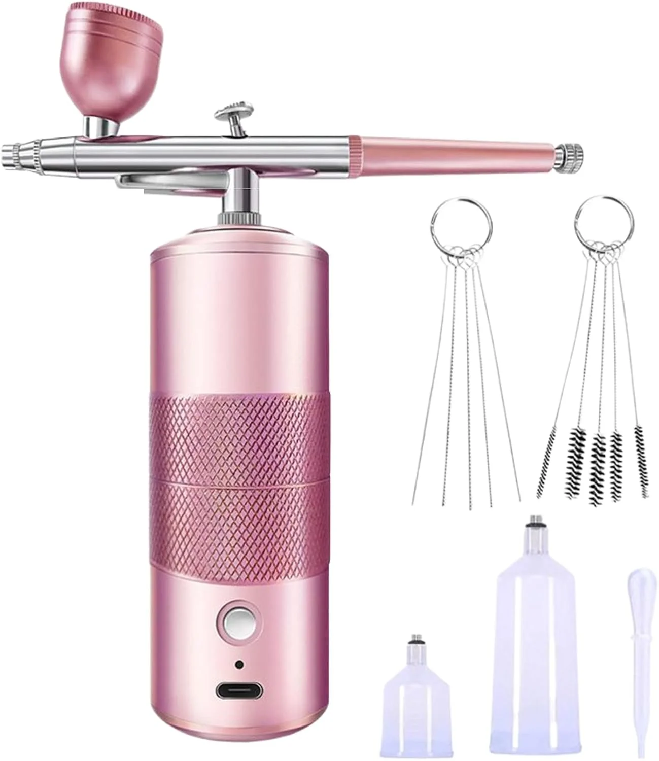 دستگاه ایربراش ناخن، ایربراش بی سیم - ست اسپری رنگ آمیزی برای آرایش مو، مدل مبتدی، تزئین کیک، خودرو، نقاشی کفش دستگاه ایربراش ناخن، ایربراش بی سیم - ست اسپری رنگ آمیزی برای آرایش مو، مدل مبتدی، تزئین کیک، خودرو، نقاشی کفش