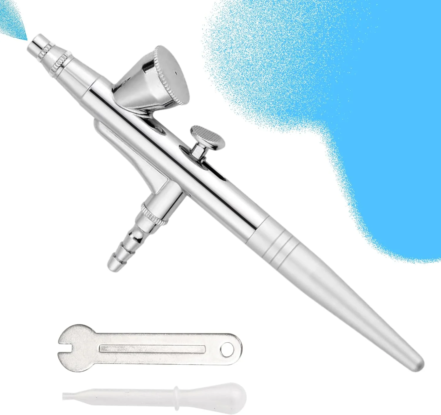 تفنگ ایربراش قابل حمل با سیستم تغذیه گرانشی، قلم ایربراش ناخن، تفنگ اکسیژن، کیت آرایش ابریشمی اسپری رنگ Aerografo para Reposteria Aerografos para Pintar Profesional