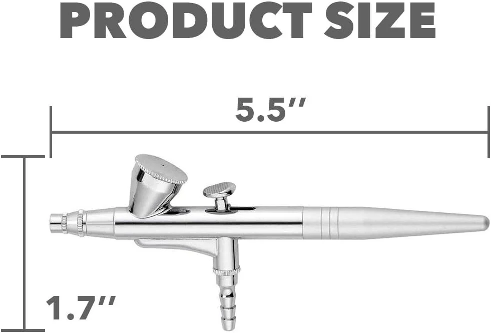 تفنگ ایربراش قابل حمل با سیستم تغذیه گرانشی، قلم ایربراش ناخن، تفنگ اکسیژن، کیت آرایش ابریشمی اسپری رنگ Aerografo para Reposteria Aerografos para Pintar Profesional تفنگ ایربراش قابل حمل با سیستم تغذیه گرانشی، قلم ایربراش ناخن، تفنگ اکسیژن، کیت آرایش ابریشمی اسپری رنگ Aerografo para Reposteria Aerografos para Pintar Profesional