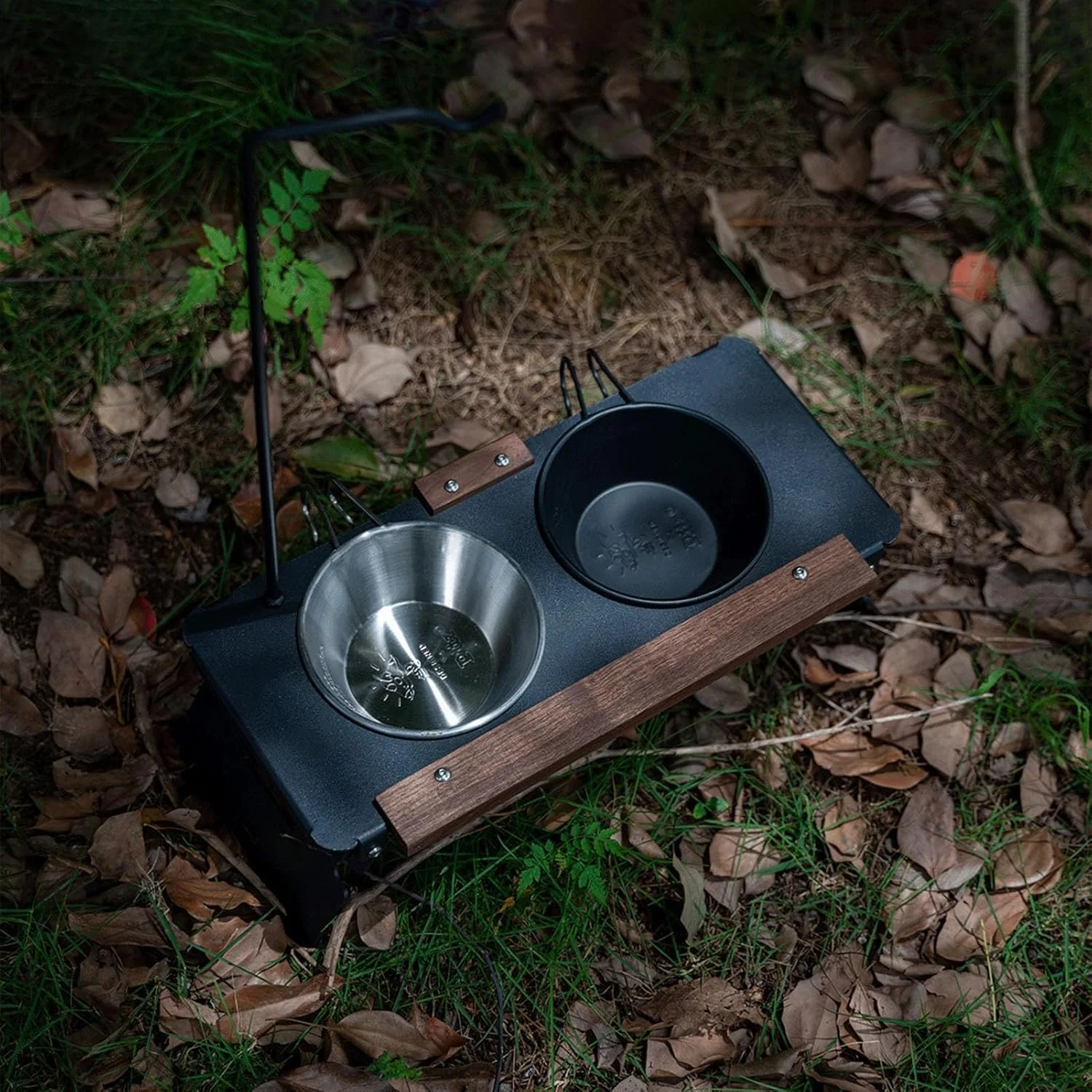 پایه کاسه سگ مرتفع، ایستگاه تغذیه سگ قابل حمل و قابل تنظیم | ظروف حیوانات خانگی برای خوردن آب و غذا در داخل و خارج از خانه، حیاط، ماشین، کمپینگ پایه کاسه سگ مرتفع، ایستگاه تغذیه سگ قابل حمل و قابل تنظیم | ظروف حیوانات خانگی برای خوردن آب و غذا در داخل و خارج از خانه، حیاط، ماشین، کمپینگ