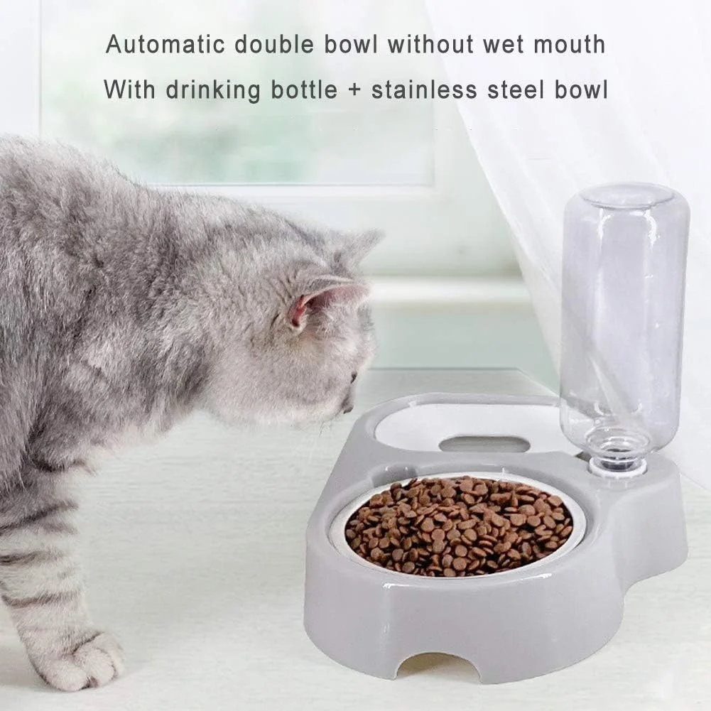 ظرف آب و غذای اتوماتیک 2 در 1 سگ و گربه، ظرف غذای ضد نشت، ظرف آب بطری، ظرف غذای سگ، ظرف سگ ضد لغزش و ضد ریزش، صورتی ظرف آب و غذای اتوماتیک 2 در 1 سگ و گربه، ظرف غذای ضد نشت، ظرف آب بطری، ظرف غذای سگ، ظرف سگ ضد لغزش و ضد ریزش، صورتی