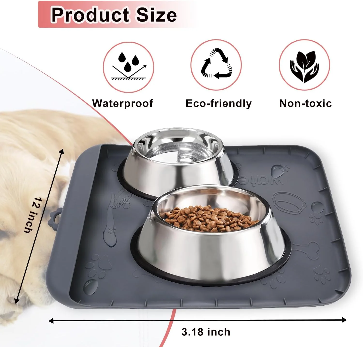 زیرانداز غذاخوری سگ (سایز کوچک)