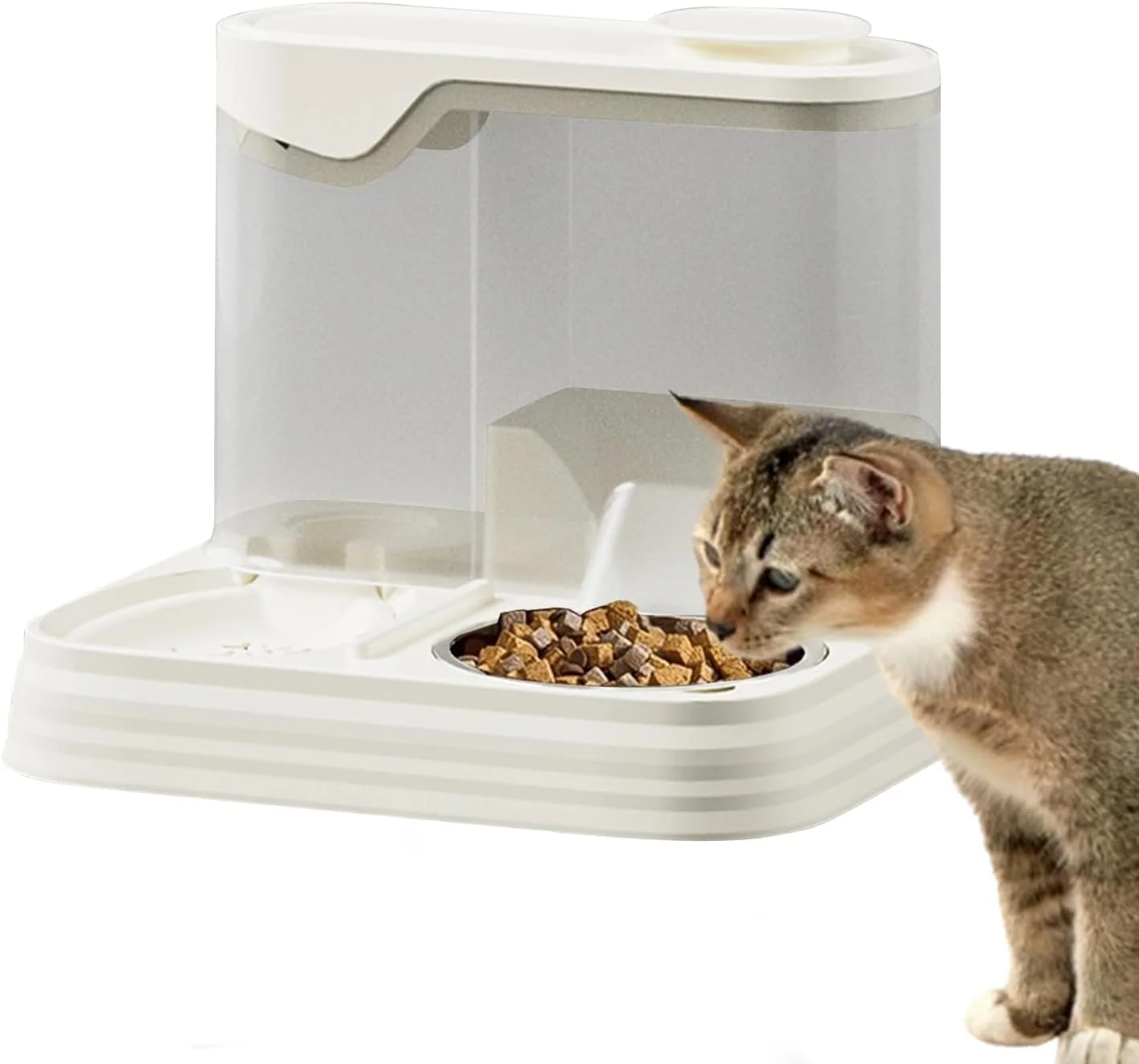 ظرف آب سگ و توزیع کننده غذا - ست کاسه آب و غذای سگ اتوماتیک | لوازم تغذیه حیوانات خانگی با ظرفیت بزرگ برای مسافرت، خانه و فضای داخلی