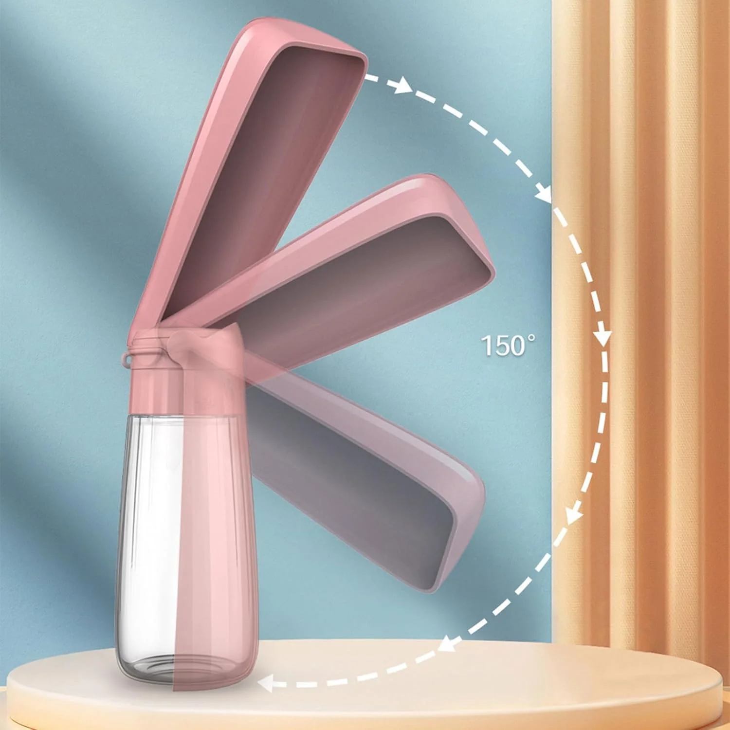 فنجان نوشیدنی حیوانات خانگی بطری آب و غذا ضد نشت لوازم تغذیه آبرسانی بطری آبرسانی لوازم آب پخش کن مسافرتی حیوانات خانگی