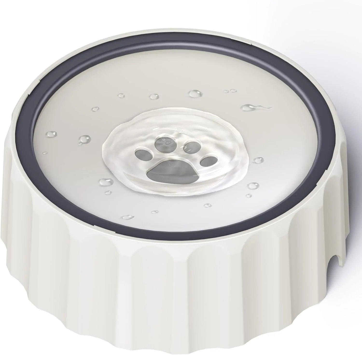 ظرف آب سگ بدون ریزش با ظرفیت بزرگ 1.8 لیتری، ظرف آب پخش کننده ضد لغزش و ضد پاشش برای حیوانات خانگی، ظرف آب آهسته خوراک دهی بدون چکه مناسب خودرو، ظرف آب آهسته برای سگ ها و گربه ها