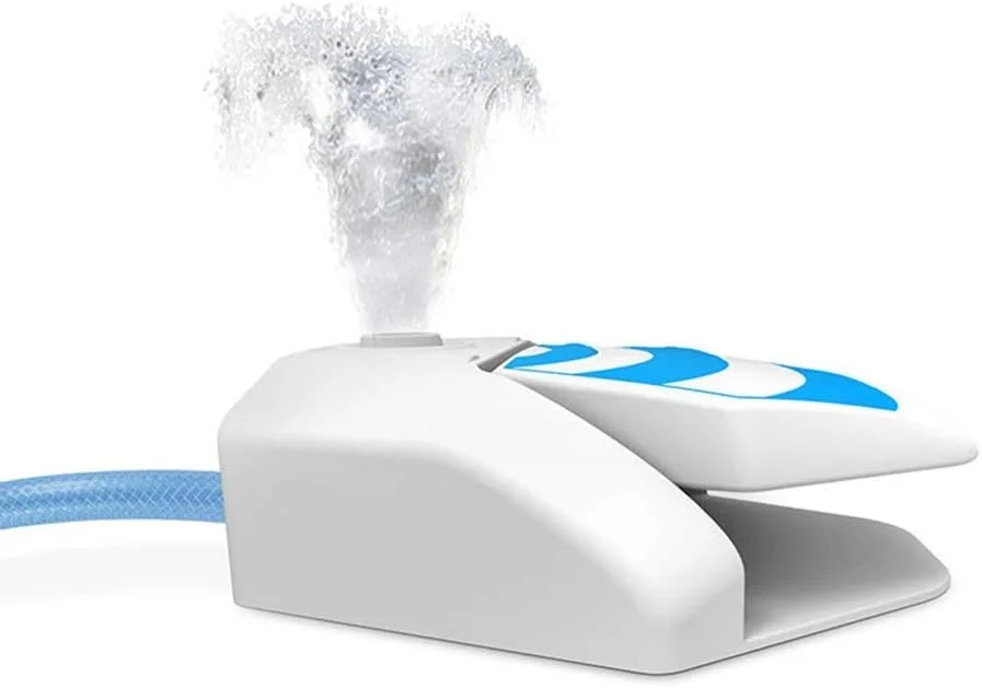 آبخوری فواره ای حیوانات خانگی WYJW، آبخوری باغی سگ، سبک و قابل حمل، جابجایی آسان در داخل یا خارج از منزل