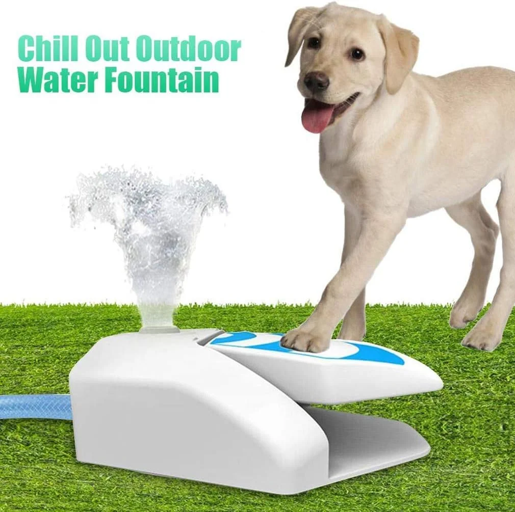 آبخوری فواره ای حیوانات خانگی WYJW، آبخوری باغی سگ، سبک و قابل حمل، جابجایی آسان در داخل یا خارج از منزل