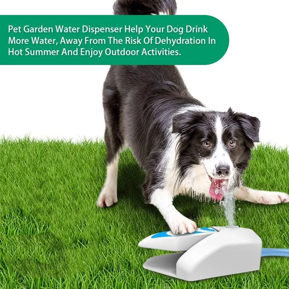آبخوری فواره ای حیوانات خانگی WYJW، آبخوری باغی سگ، سبک و قابل حمل، جابجایی آسان در داخل یا خارج از منزل