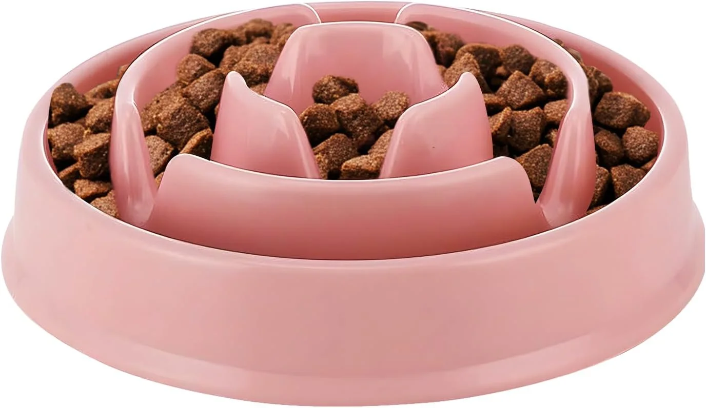 ظرف غذای آهسته سگ جنریس - ظرف حیوانات خانگی ضد بلعیدن برای تغذیه سالم - ظرف پازلی تعاملی تک یا دوقلو (19 x 20.6 x 5cm) (پشمک) ظرف غذای آهسته سگ جنریس - ظرف حیوانات خانگی ضد بلعیدن برای تغذیه سالم - ظرف پازلی تعاملی تک یا دوقلو (19 x 20.6 x 5cm) (پشمک)
