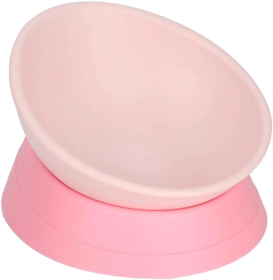 کاسه سگ شیب دار ضد لغزش، کاسه غذای حیوانات خانگی دهان گشاد، ظرف آب غذای گربه، ظروف استریل حیوانات خانگی، لوازم غذاخوری سگ با پایه جداشدنی (صورتی) کاسه سگ شیب دار ضد لغزش، کاسه غذای حیوانات خانگی دهان گشاد، ظرف آب غذای گربه، ظروف استریل حیوانات خانگی، لوازم غذاخوری سگ با پایه جداشدنی (صورتی)