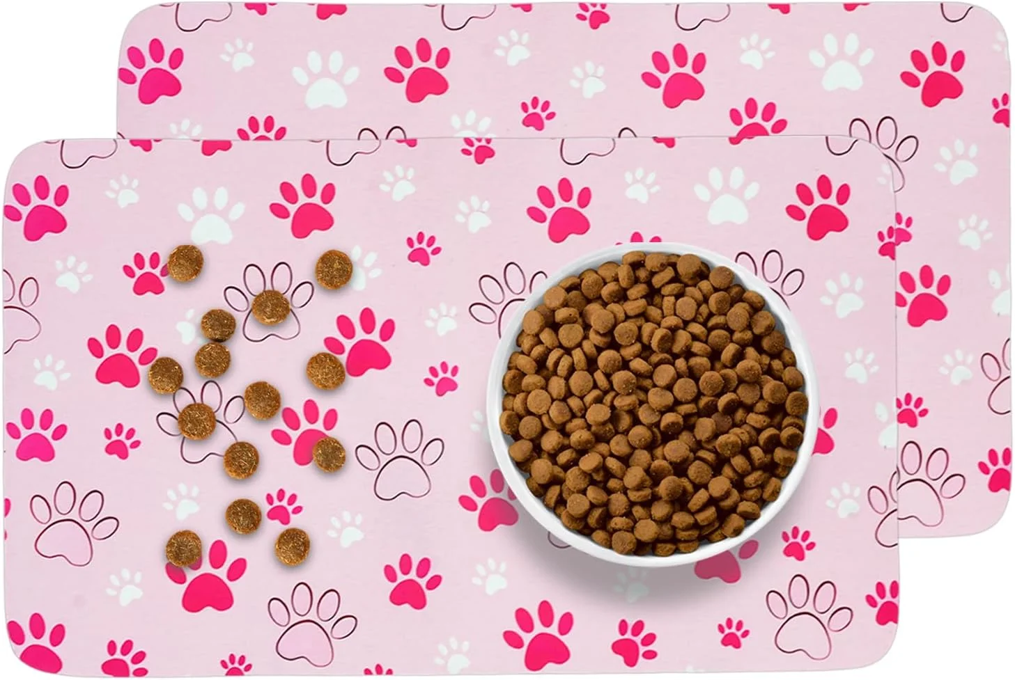 پد تغذیه حیوانات خانگی - پد جاذب سگ برای کاسه غذا و آب، پد پخش کننده سریع خشک بدون لک برای سگ ها و گربه ها، زیرانداز لوازم حیوانات خانگی شایان ستایش برای نوشیدنی های کثیف (30x50 سانتی متر) پد تغذیه حیوانات خانگی - پد جاذب سگ برای کاسه غذا و آب، پد پخش کننده سریع خشک بدون لک برای سگ ها و گربه ها، زیرانداز لوازم حیوانات خانگی شایان ستایش برای نوشیدنی های کثیف (30x50 سانتی متر)