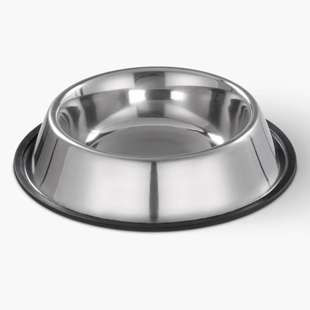 ظرف غذای سگ خانگی استیل ضد زنگ - ۷۰۰ میلی لیتر نقره ای ظرف غذای سگ خانگی استیل ضد زنگ - ۷۰۰ میلی لیتر نقره ای