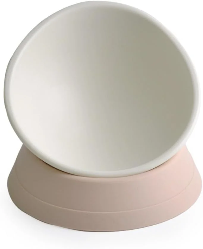 کاسه غذای شیب دار دو منظوره سگ و گربه، ظرف غذای گربه، کاسه سگ، ظروف استریل حیوانات خانگی، لوازم غذا و آب