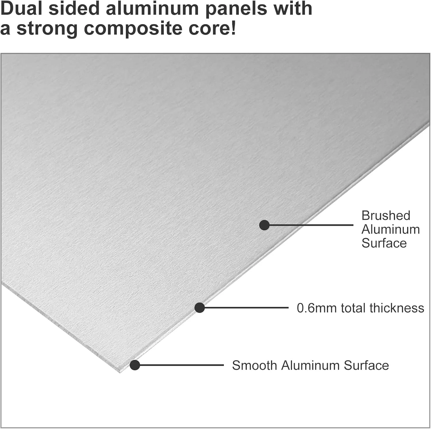 بسته ۱۰ عددی ورق آلومینیومی BENECREAT، ابعاد ۱۳۰x۱۸۰ میلیمتر، با لایه محافظ نقرهای، مناسب ساخت جواهرات و حکاکی دستی، ضخامت ۰.۶ میلیمتر بسته ۱۰ عددی ورق آلومینیومی BENECREAT، ابعاد ۱۳۰x۱۸۰ میلیمتر، با لایه محافظ نقرهای، مناسب ساخت جواهرات و حکاکی دستی، ضخامت ۰.۶ میلیمتر