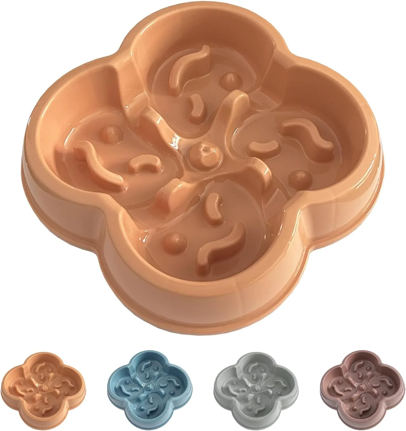 ظرف غذای آهسته سگ LOS ANDES کوچک، ظرف غذای آهسته برای جلوگیری از نفخ و خفگی، ضد لغزش، ظرف پازلی برای تغذیه سالم سگ های کوچک و متوسط