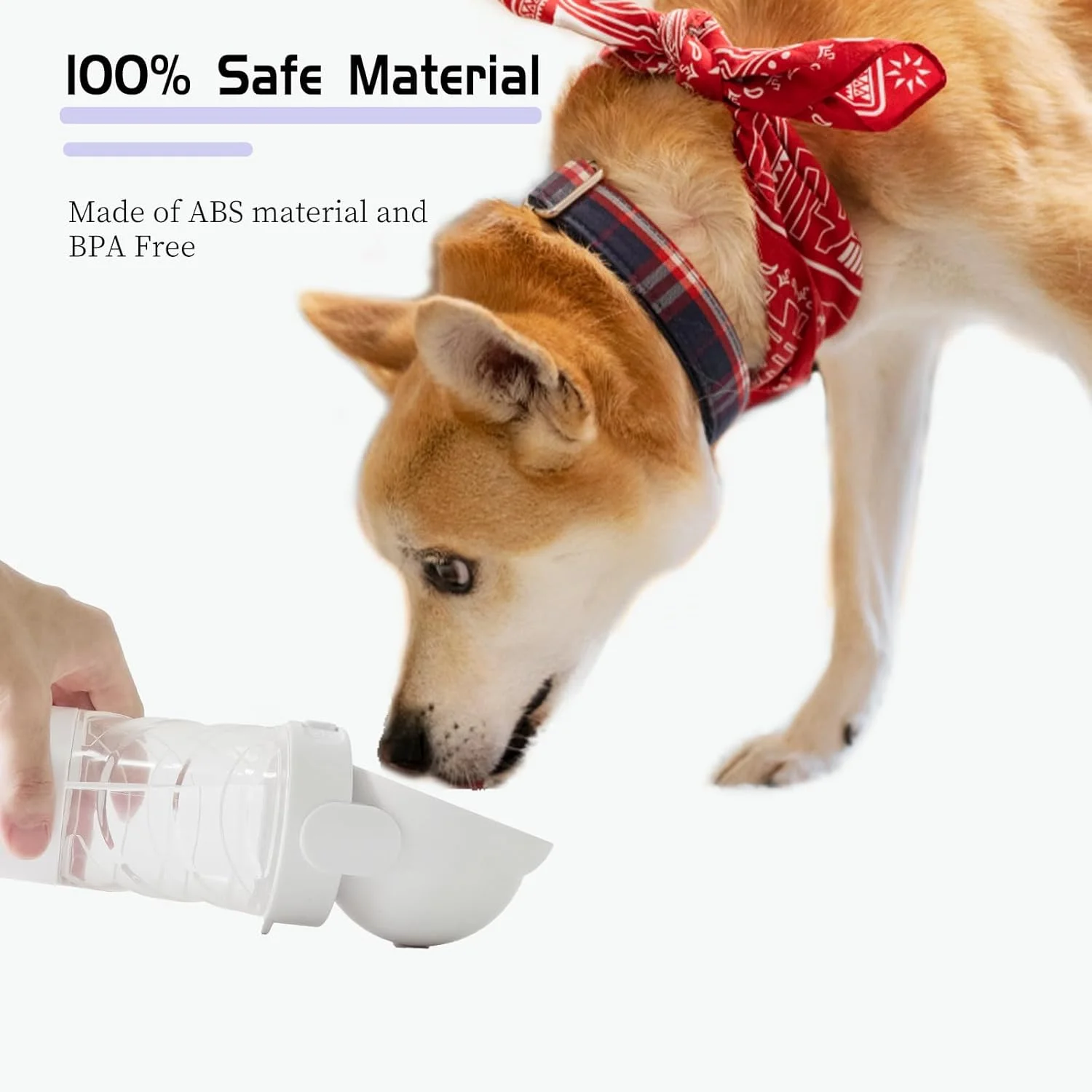 بطری آب سگ قابل حمل NALACAL 3 در 1، پخش کننده آب چند منظوره توله سگ با کاسه آب و کیسه مدفوع برای پیاده روی، کوهنوردی و مسافرت، بدون BPA، قابل شستشو در ماشین ظرفشویی، طراحی حلقه مهر و موم ژل سیلیکا