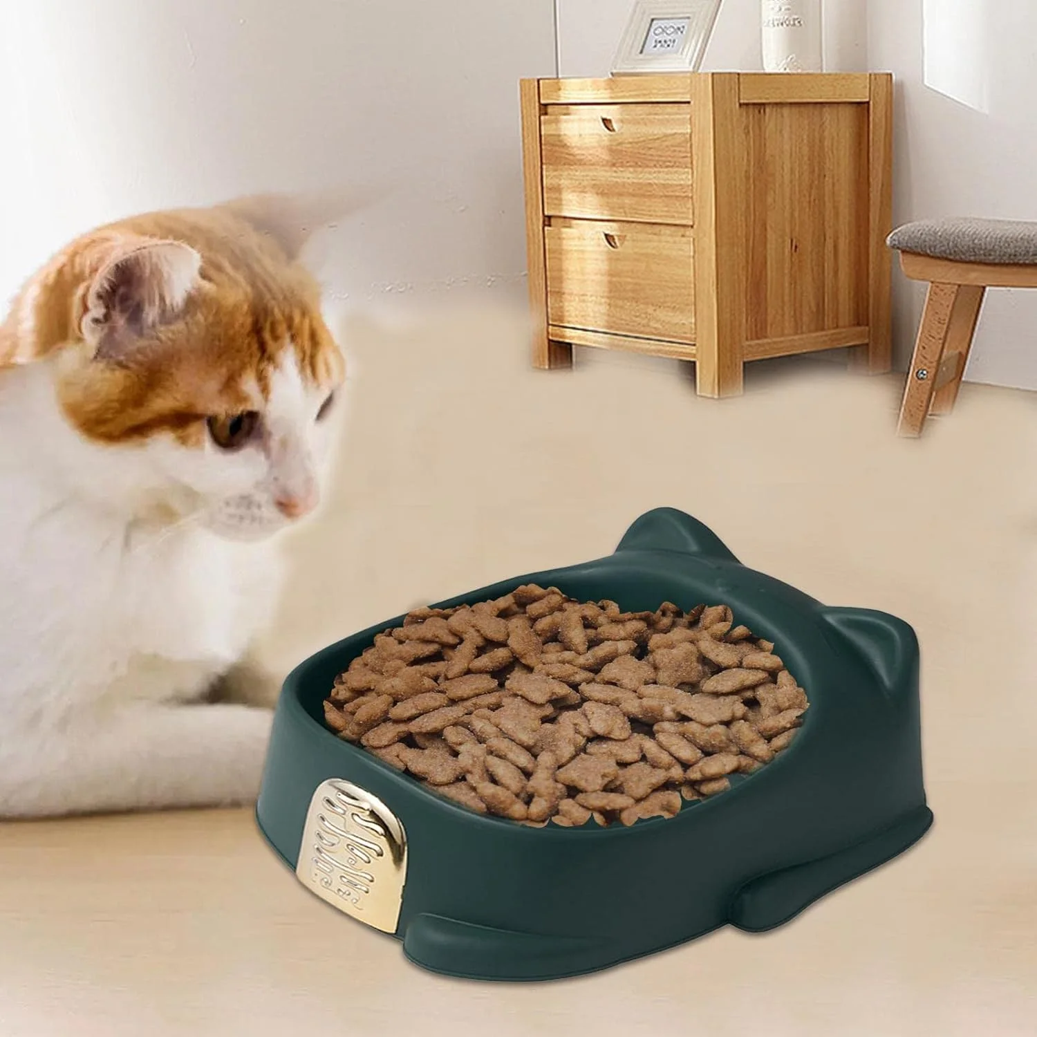 کاسه غذای بچه گربه، ظرف غذای حیوانات خانگی گربه خوش شانس | کاسه های غذای حیوانات خانگی ضد لغزش، ظرف کم عمق سگ، لوازم بچه گربه، تغذیه توله سگ و لوازم آبیاری