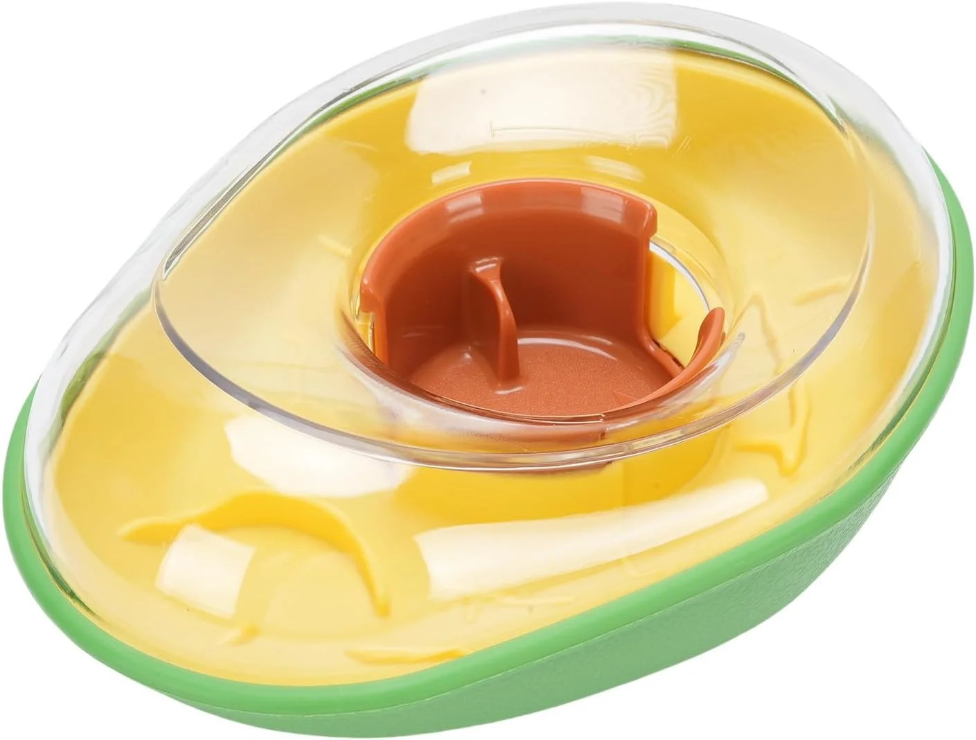 ظرف غذای آهسته سگ طرح آووکادو - پخش کننده خودکار غذای حیوانات خانگی برای سگ و گربه - اسباب بازی سرگرم کننده برای تغذیه در خانه