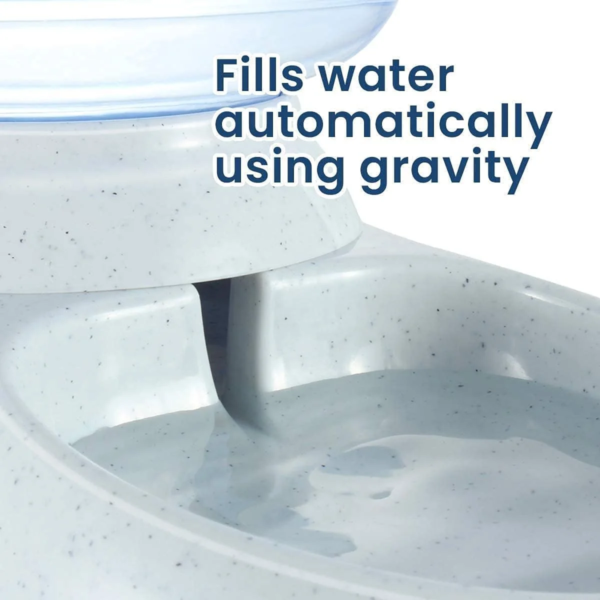 آبخوری حیوانات خانگی Nyganmelloz، آبخوری اتوماتیک گربه و سگ، ایستگاه آبخوری ثقلی خودکار برای کاسه گربه/سگ (3.8 لیتر) آبخوری حیوانات خانگی Nyganmelloz، آبخوری اتوماتیک گربه و سگ، ایستگاه آبخوری ثقلی خودکار برای کاسه گربه/سگ (3.8 لیتر)