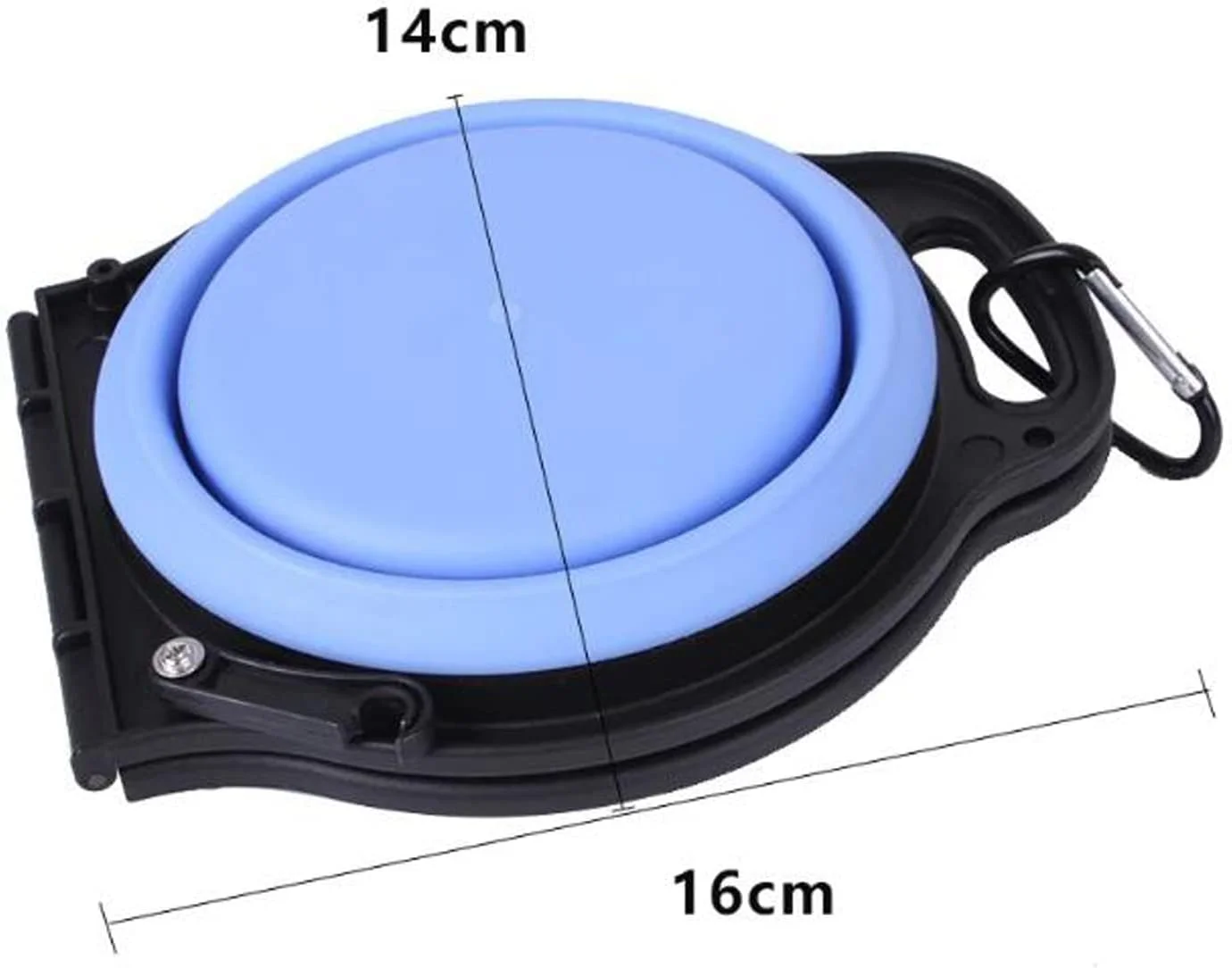 ظرف غذای تاشو سیلیکونی سگ و گربه، کاسه آب قابل حمل حیوانات خانگی ظرف غذای تاشو سیلیکونی سگ و گربه، کاسه آب قابل حمل حیوانات خانگی